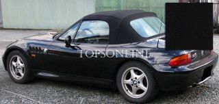BMW Z3 & M Roadster Convertible Top with Window, Haartz Stayfast Cloth 