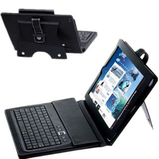 Bluetooth Detachable Keyboard w/ Smart PU Leather Case for Apple new 