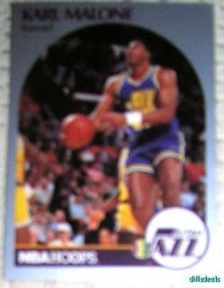 Karl Malone Card 292 Utah Jazz NBA HOOPS 1990 VGC