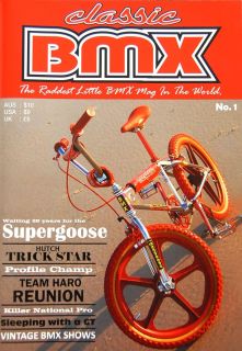 Classic BMX Magazine No1 Old School Hutch Mongoose Skyway Redline Haro 