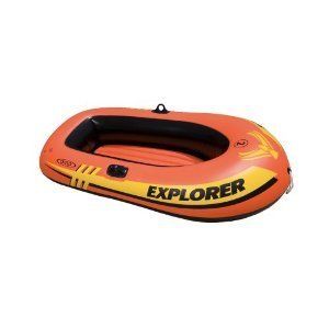 Intex Explorer 200 Boat Inflatable Raft Fishing Lake River Water Pool 