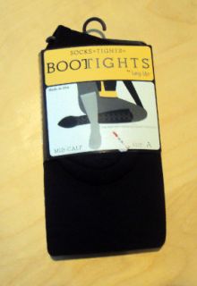Boot Tights by Leg Up Ankle and Mid Calf Sizes Black Gray and 