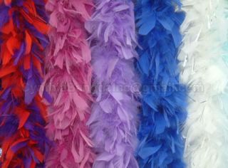   feather boas, each of them is 52 in length and 7 8 in wide