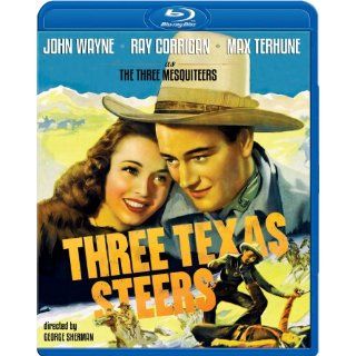 THREE TEXAS STEERS BLU RAY JOHN WAYNE RAY CORRIGAN OLIVE FILMS