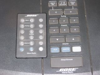 The Bose Wave Radio W/Remote Model Number AWR1G1 W/Manual NR