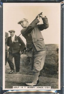 1935 J A Pattreiouex Bobby Jones Golf PSA 7 Beauty