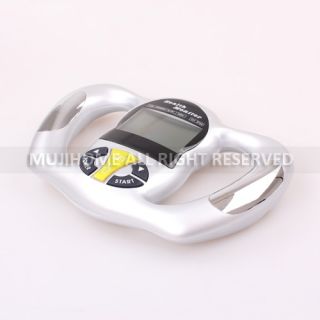 Digital Body Fat Analyzer Health Monitor BMI Meter Handheld Tester 