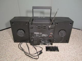Aiwa Portable Stereo System Boombox CA DW470 Am FM CD Cassette Player 