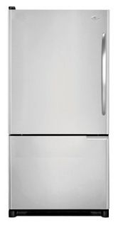 Maytag 19 Cu Ft Bottom Freezer Refrigerator Stainless Steel MBL1952KES 