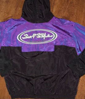 Vtg Surf Style Interplanetary Body Gear Beach Pullover Hoodie One Size 