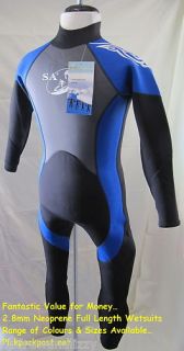 Adult Full Length Wetsuit Triathlon Body Glove Suit Blu
