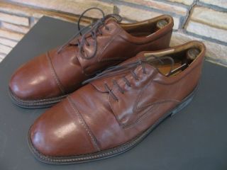 Borelli Mens Leather Lace Up Dress Shoe Shoes Sz 13 M