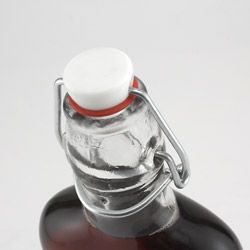 Bormioli Rocco Glass Swing Top Pocket 8.5 oz Flask   Set of 6 