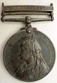 BOER War Queens South Africa Medal Scarce to Guide Field Intelligence 