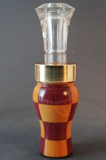 Wood Poly Duck Call Cocobolo Purpleheart Duckbait Call