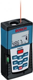 Bosch’s GLR225 laser distance measurer is accurate to within 0.06 