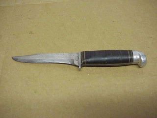 Vintage Western Hunting Knife Bolder Colo Pats Made in USA