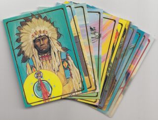 bon air native americans complete set of 90 cards