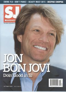 Jon Bon Jovi RARE SJ Magazine Mint October 2009