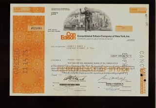 Con Edison New York WTC World Trade Center NY Skyline issued to Homer 