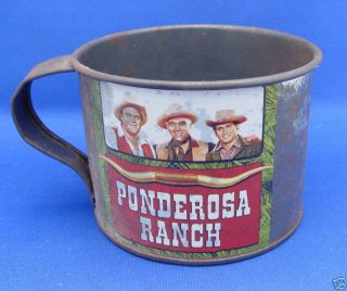 Bonanza Ponderosa Ranch Nevada Souvenir Tin Cup Wear