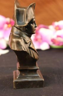 Napoleon Bonaparte French Bronze Bust Sculpture France Freedom Leader 