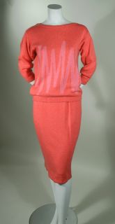 Bonnie Cashin Cashmere 1960s Vintage Sweater Skirt Ballantyne I Magnin 