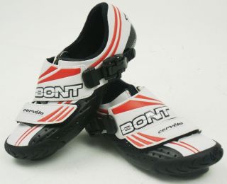 Bont Cervelo Test Team CTT 3 Road Cycling Shoes White Red New