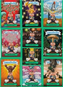   Kids Flashback 3 Adam Bomb Mania Green Complete Set 10 10 Cards