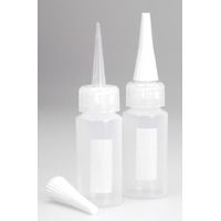 12 1oz Plastic Bottles w Needle Tip Applicator Crafts Glitter Glue 
