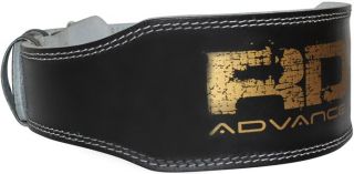 RDX Leather Weight Lifting Belt Fitness Training Gym L