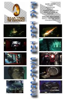Star Trek The Experience Klingon Borg 4D Rides DVD