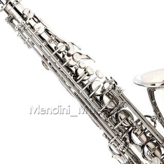 New Nickel Plated Brass Alto Saxophone Outfit $39GIFT