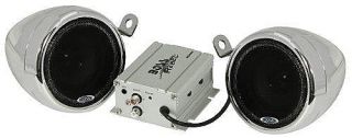 Boss Audio Marine MC500 New Motorcycle UTV 3 Speaker Amplifier System 