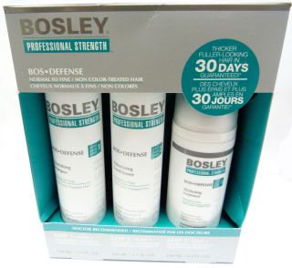 Bosley Defense Hairloss Hair Regrowth Hairgrowth Set