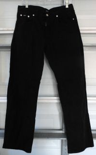 BOSS Hugo Boss black chino khaki pants Size 32/31 Mens 100% Cotton 