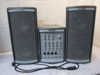 Kustom Profile System One Power Amp and Speakers w 2 New Horizon 10 