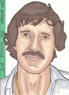 Ian Botham (England Cricket Team / Ashes) 1/1 Sketch Card ByQ