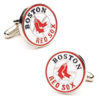 Officially Licensed MLB Baseball Cufflinks Boston Red Sox from 