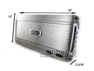 Boss NX3000 2 3000Watt 2 Channel Onyx Car Amplifier New
