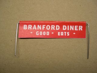 Sign for American Flyer Branford Diner