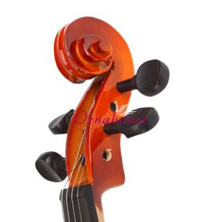   Handmade Pure Sound Natural Color Acoustic Violin + Case+ Bow + Rosin