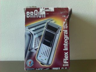 Braun Shaver Flex Integral Ultra Speed 6520 New in Box