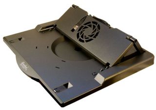 Open Box Laptop Notebook PC Cooling Stand w Fan Heavy Duty