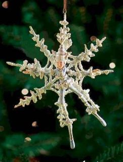 Krinkles Patience Brewster Snowflake Fairy Ornament New