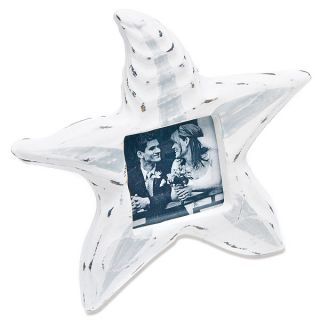 24   Small Wooden Starfish Photo Frames Beach Wedding Favors   Free 