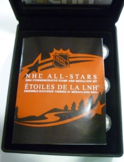 2004 NHL All Stars Commemorative Stamp Medallion 5000