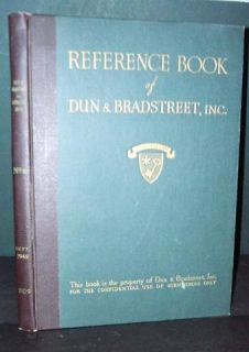 Dun Bradstreet 1948 Reference BK Mid Atlantic Ratings