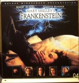   Frankenstein 94 Laserdisc LD lb Kenneth Branagh Robert de Niro