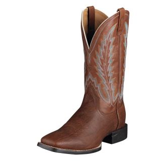 New Ariat Western Boots Mens Quantum Brander Red Oak Shoulder 10005041 